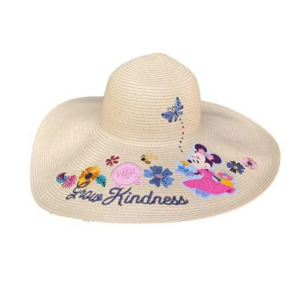 Disney Epcot 2021 Flower and Garden Festival Minnie Mouse Wide Brimmed Sun Hat